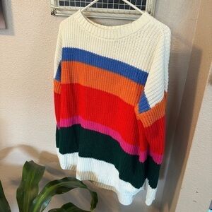 So color block sweater